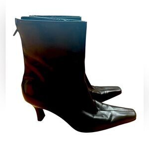 Enzo Angiolini Elegant Black Mid Calf  Boots